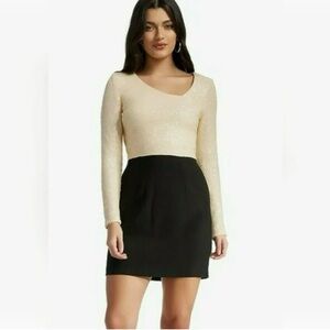 NEW Dress the Population Chante Dress Size XL Sequins Dressy Evening Cocktail